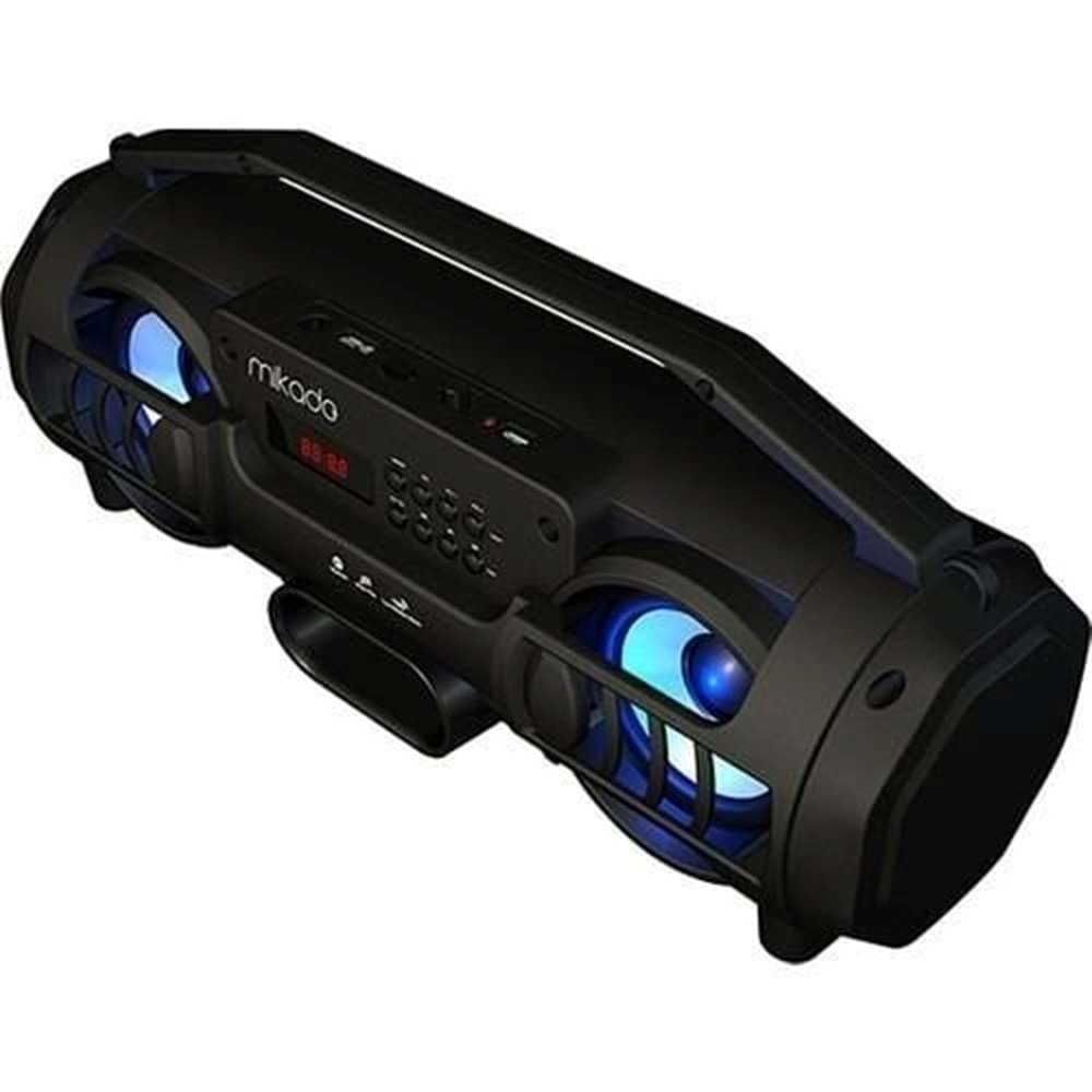 Mikado Hoparlör Işıklı Kablosuz, Bluetooth, USB, AUX, MP3, TF, TWS