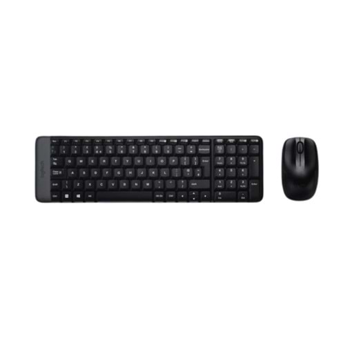 Logitech MK220 Kablosuz Klavye-Mouse Set Siyah