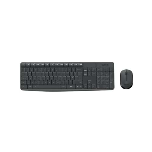 Logitech MK235 Kablosuz Klavye-Mouse Set Gri