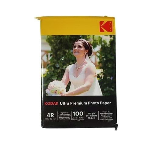Kodak Photo Paper Ultra Premium 10x15 260gr (100 Adet)