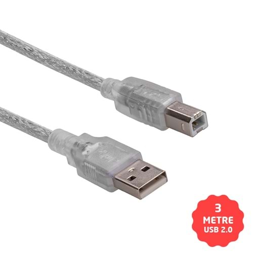 S-Link USB Yazıcı Kablosu 3 Metre