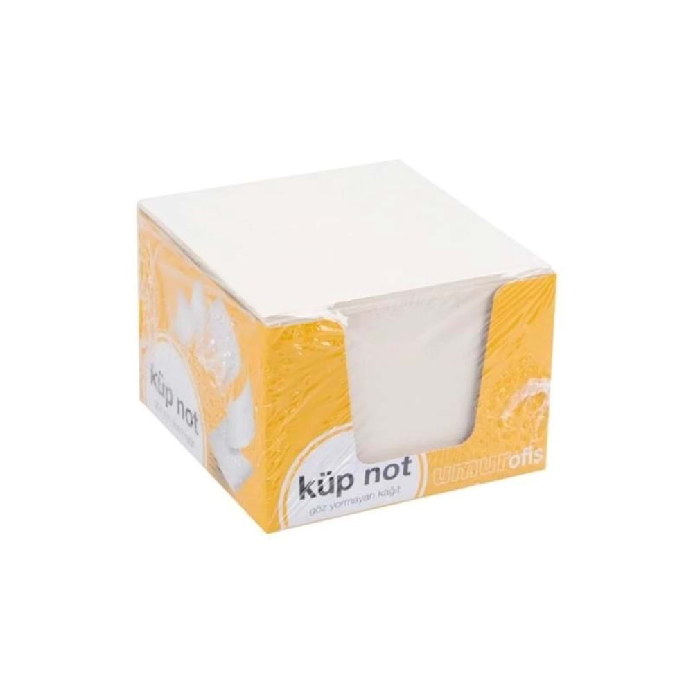 Umur Küp Bloknot 8x8x6 cm Göz Yormayan Kağıt