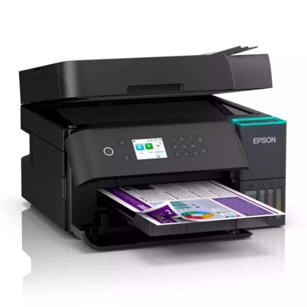 Epson L6370 Renkli Mürekkep Tanklı Yazıcı, Tarayıcı, Fotokopi, Wi-Fi, LAN, ADF, Dubleks, Siyah