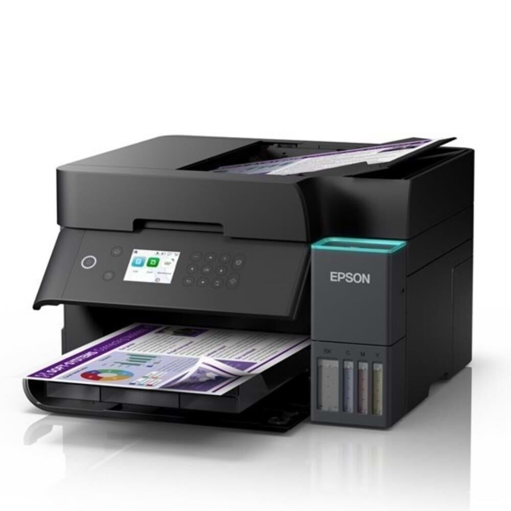 Epson L6370 Renkli Mürekkep Tanklı Yazıcı, Tarayıcı, Fotokopi, Wi-Fi, LAN, ADF, Dubleks, Siyah