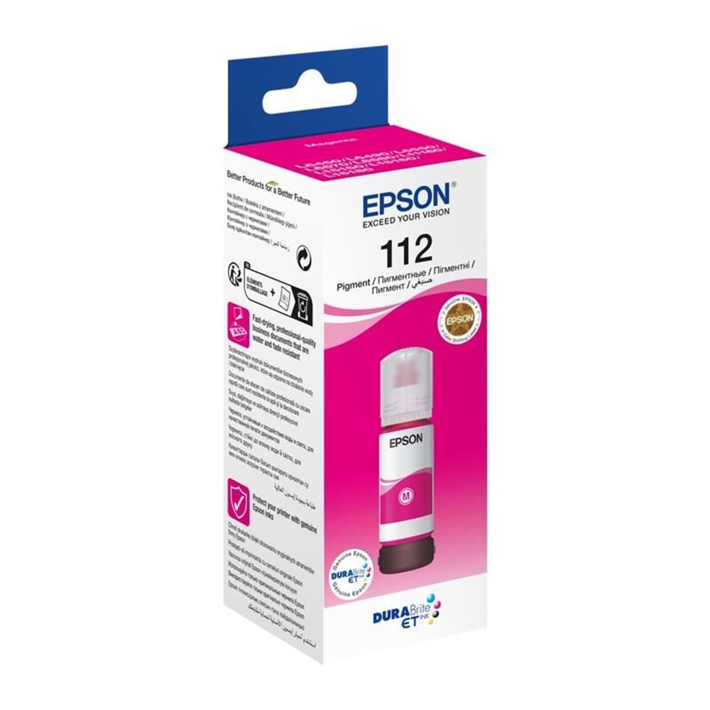 Epson Mürekkep Orj. T112 Magenta 70ml
