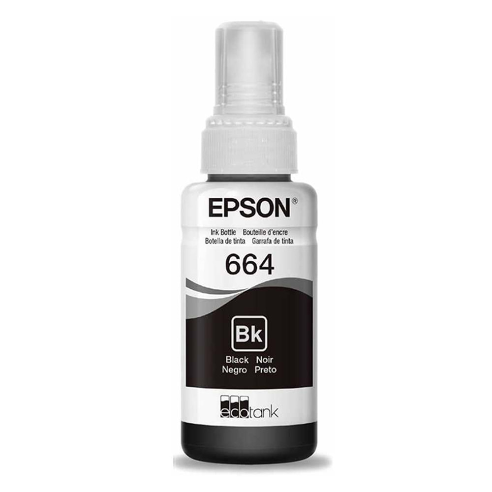 Epson Mürekkep Orj. T664 Black 70ml