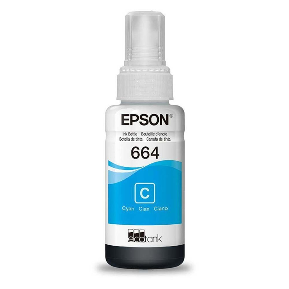 Epson Mürekkep Orj. T664 Cyan 70ml