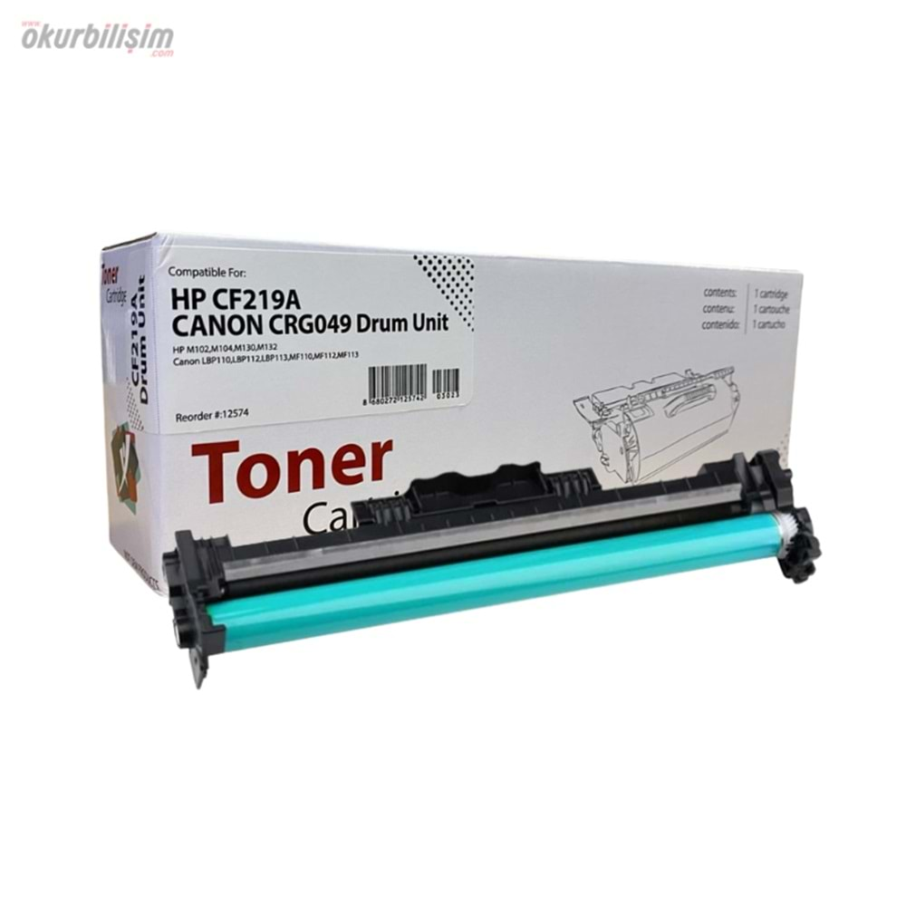 Elittoner Hp Drum Ünitesi CF219A - Canon CRG-049 (12K)