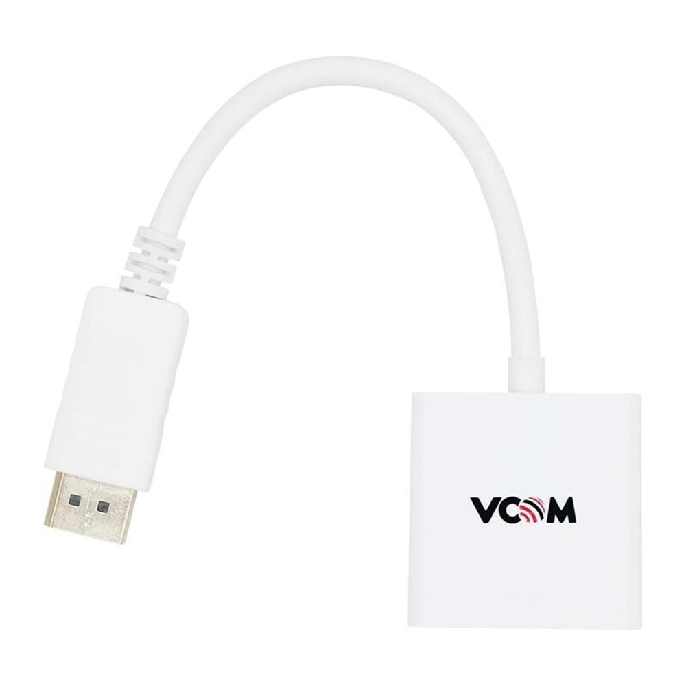 Vcom CG601-0.15 Beyaz Display Port Erkek To Hdmi Dişi Dönüştürücü