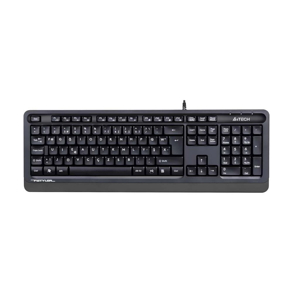 A4 Tech Fk10 F Usb Fsytyler Gri Tr Fn-Multimedya Klavye