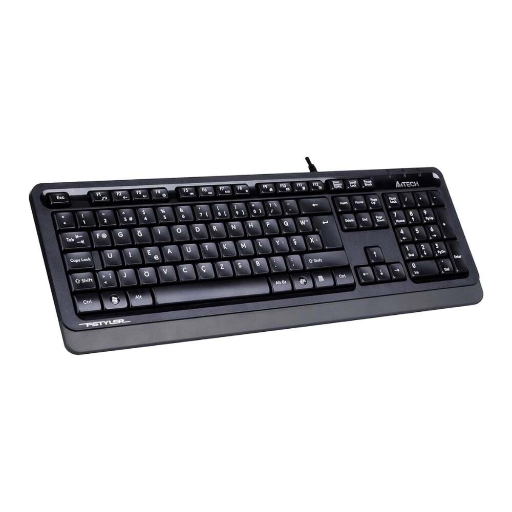 A4 Tech Fk10 F Usb Fsytyler Gri Tr Fn-Multimedya Klavye