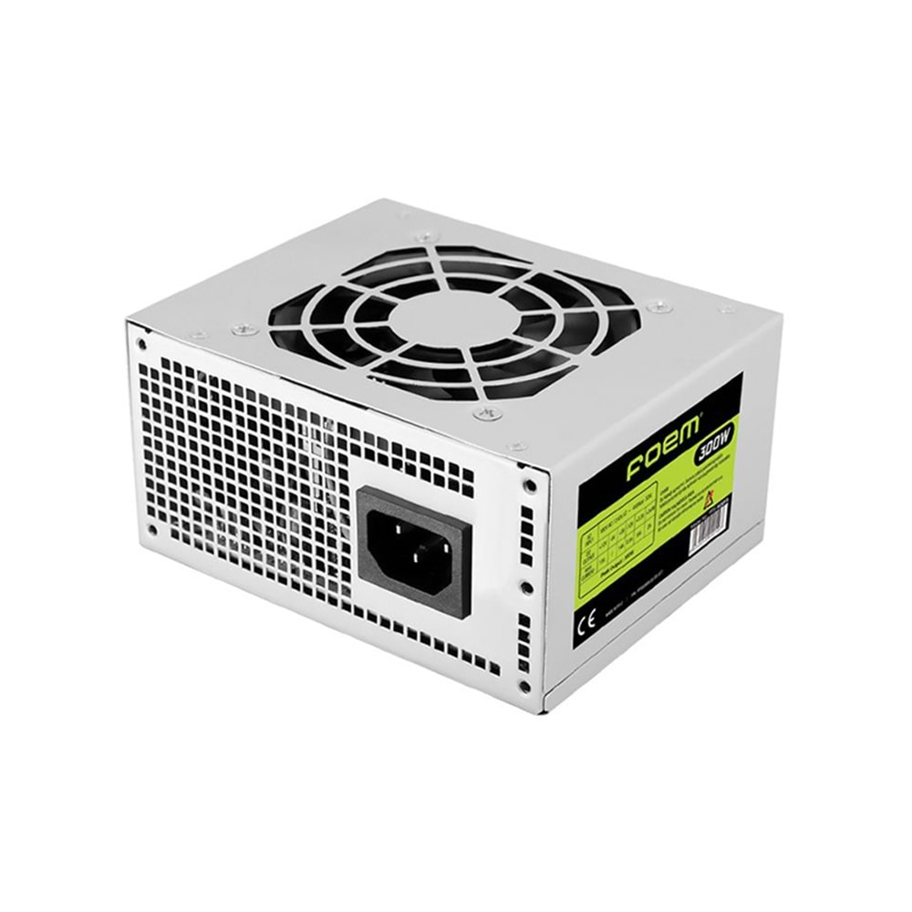 Foem Micro Power Supply 300W, ATX, 8cm Fan