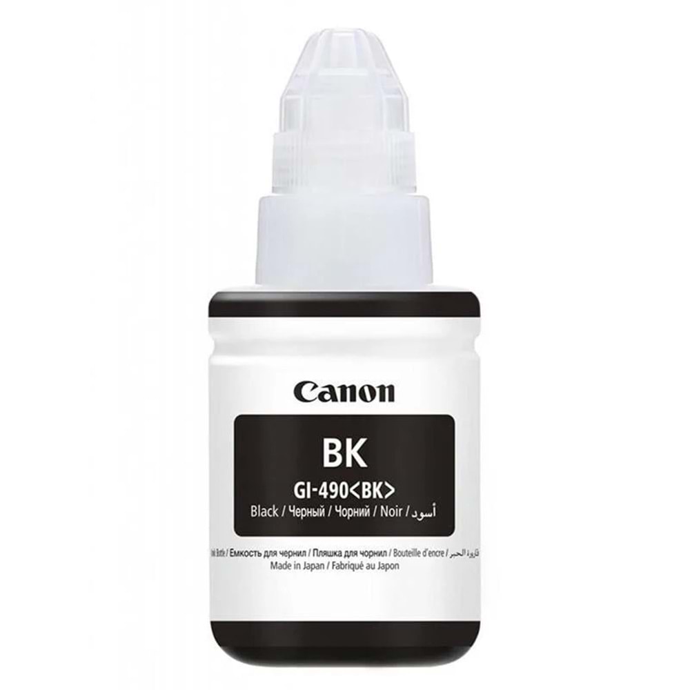 Canon GI-490BK Mürekkep Orj. - Black (135ml)