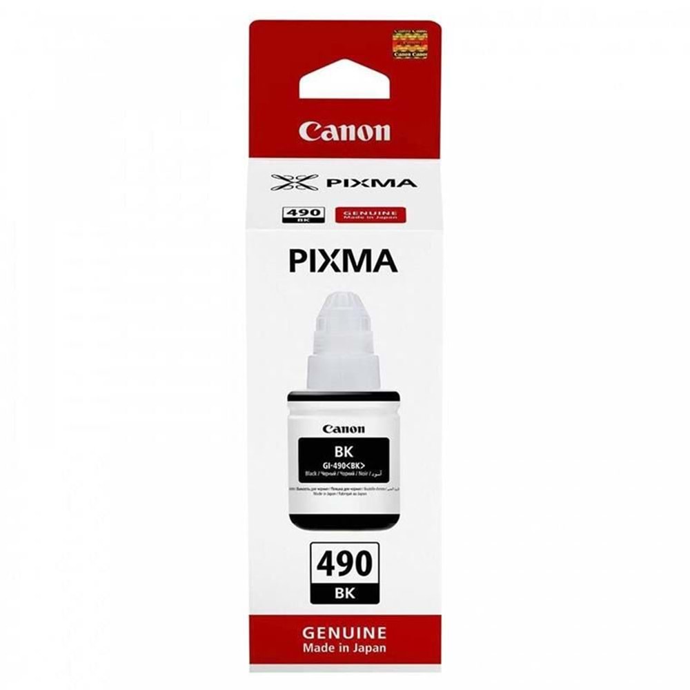 Canon GI-490BK Mürekkep Orj. - Black (135ml)