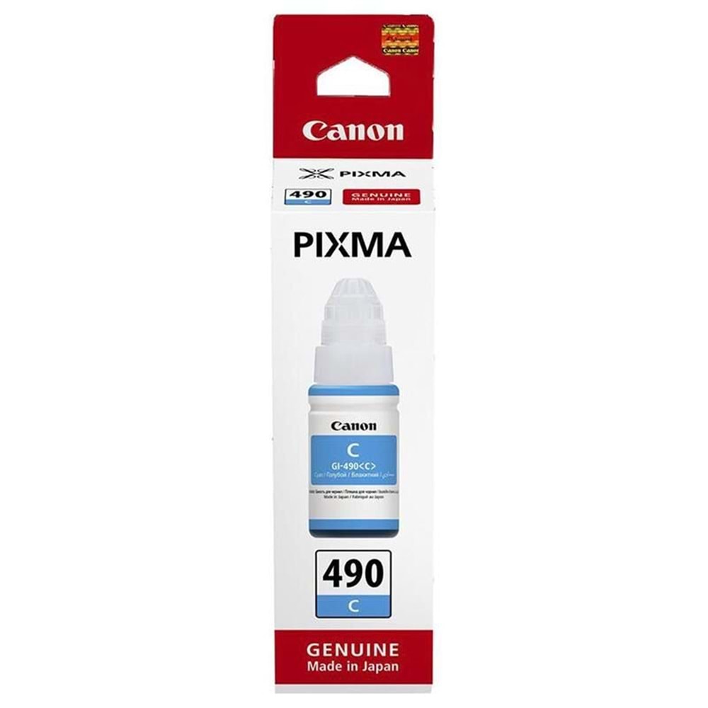 Canon GI-490C Mürekkep Orj. - Cyan (70ml)