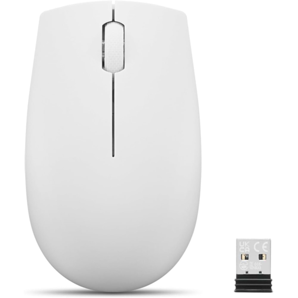 Lenovo Kablosuz Mouse 300 Wireless Beyaz