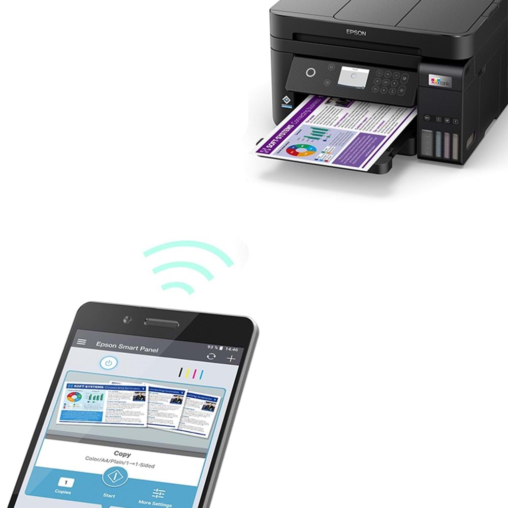 EPSON L6270 RENKLI INKJET TANKLI YAZ/TAR/FOT/+DUB +NET +WIFI