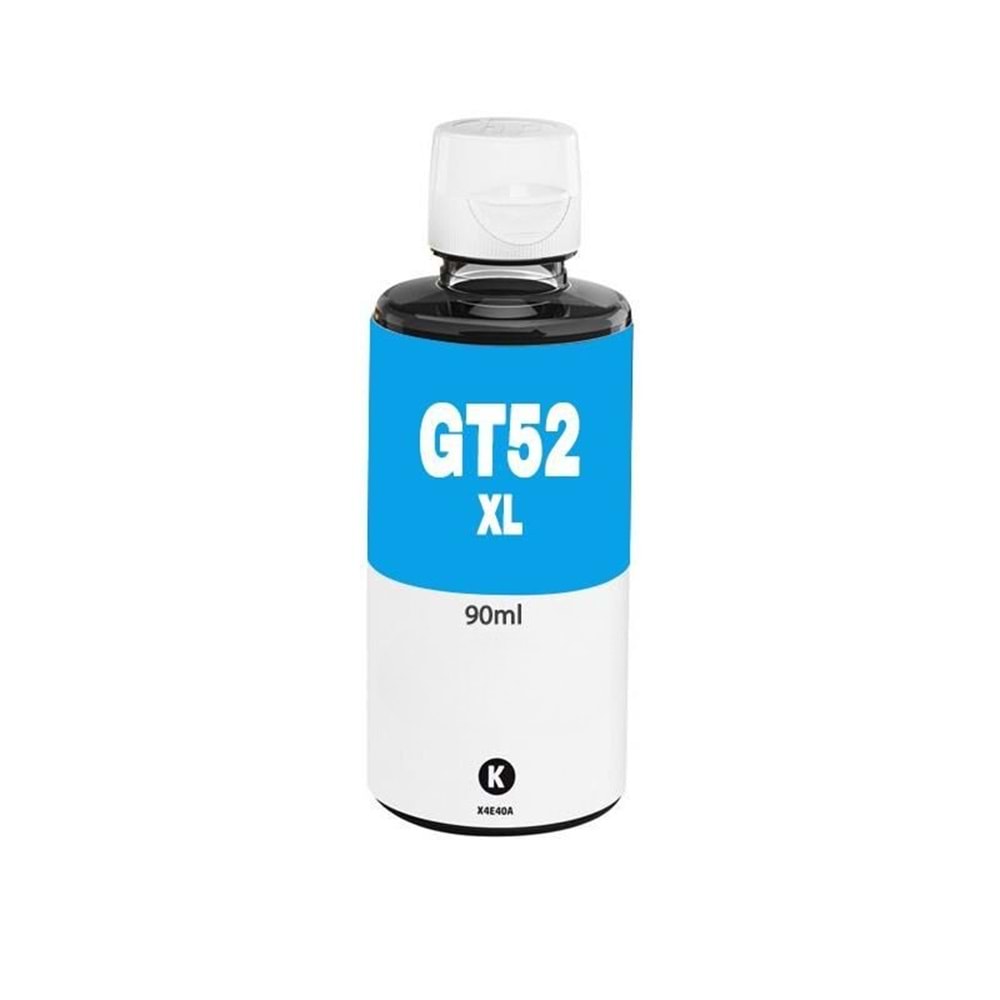 OKUR HP Mürekkep GT52XLC, M0H54AE, Cyan 70ml