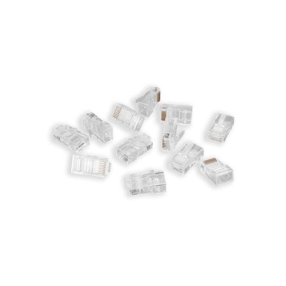 OKUR RJ45 Konnektör Yeni Nesil Açık Uçlu 100 Lü Paket