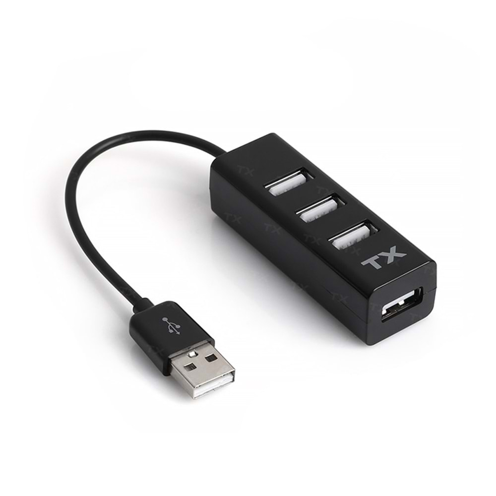 TX 4Port Usb Hub Siyah 2.0 480Mbps