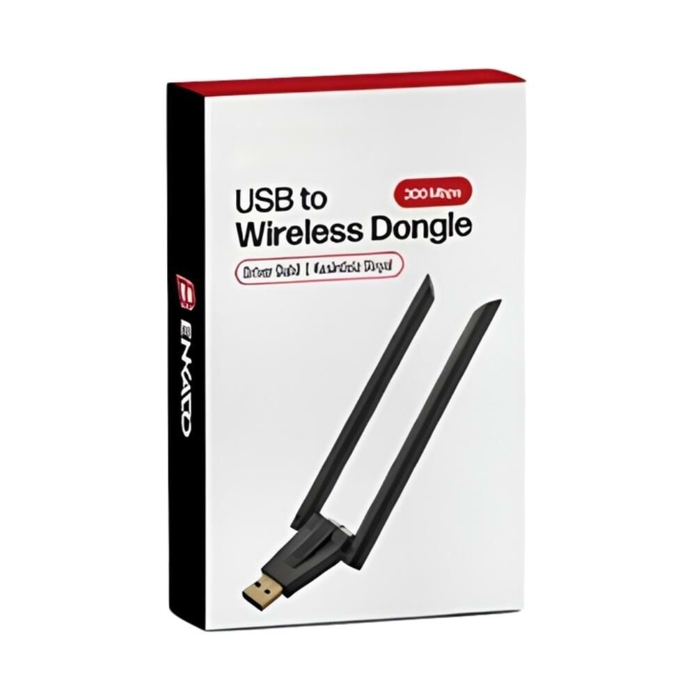 OKUR USB Kablosuz Wifi Alıcı Çift Antenli 300Mbps - UW9