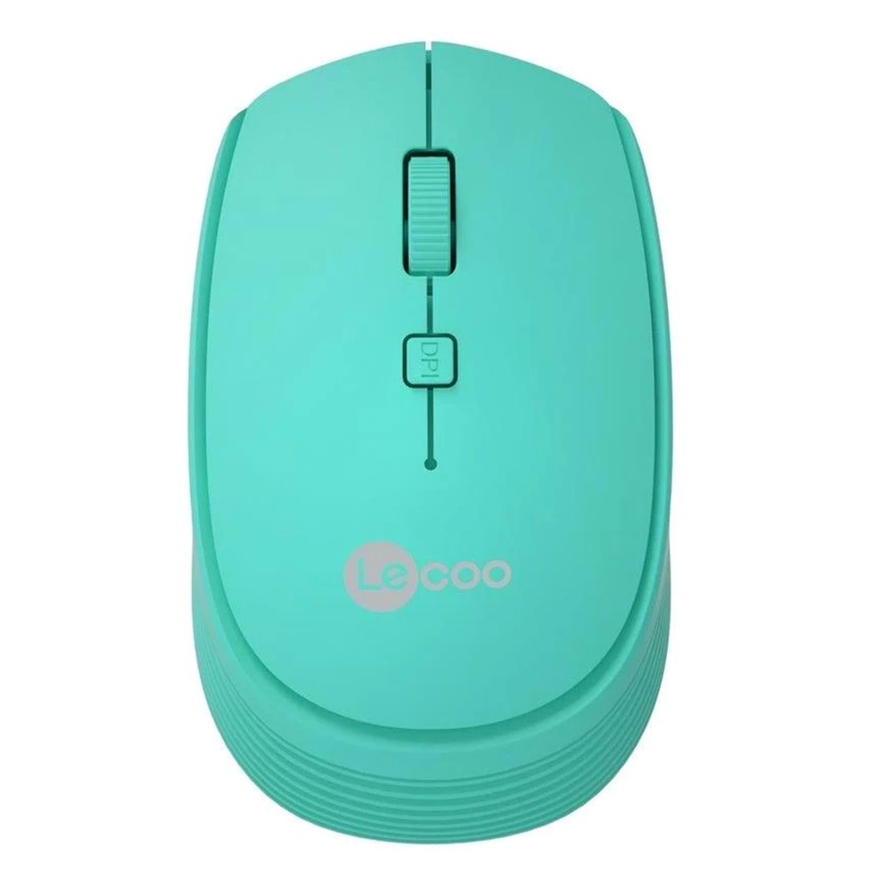 Lenovo Lecoo WS202 Kablosuz Mouse Turkuaz