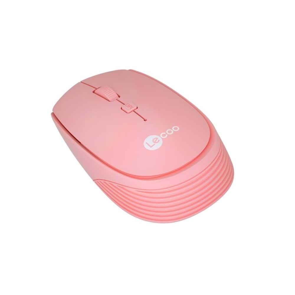 Lenovo Lecoo WS202 Kablosuz Mouse Pembe