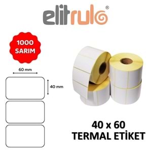 OKUR Barkod Etiketi 40x60 Termal - 1000 Adet