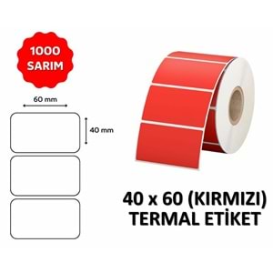 OKUR Barkod Etiketi 40x60 Termal - 1000 Adet