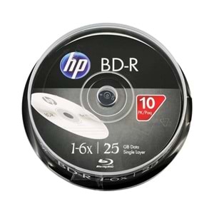 HP Blu-Ray BD-R 6X 25GB 10Lu Cake Box - BRE00071-3