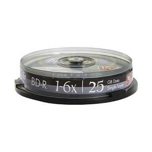 HP Blu-Ray BD-R 6X 25GB 10Lu Cake Box - BRE00071-3