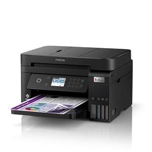 Epson L6270 Renkli Mürekkep Tanklı Yazıcı, Tarayıcı, Fotokopi, Wi-Fi, LAN, ADF, Dubleks, Siyah