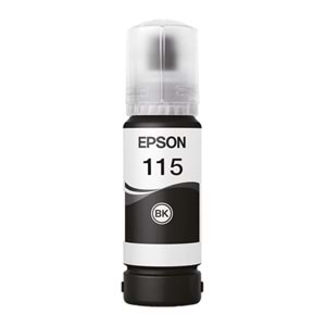 Epson 115 Mürekkep Orj. L8160, L8180 Pigment Black (BK) 70ml