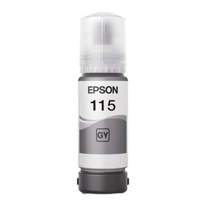 Epson 115 Mürekkep Orj. L8160, L8180 Grey 70ml