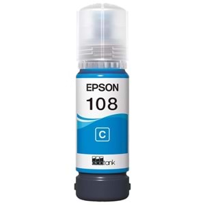 Epson 108 Mürekkep Orj. L8050, L18050 Cyan 70ml