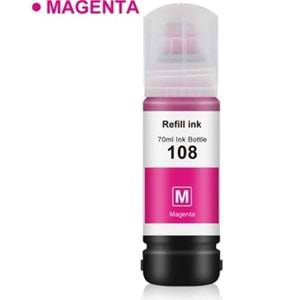 OKUR Epson 108 Mürekkep L8050, L18050 Magenta 70ml