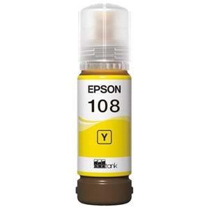 Epson 108 Mürekkep Orj. L8050, L18050 Yellow 70ml