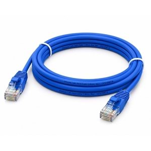 OKUR Cat6 Patch Kablo 1 Metre, Mavi - CAT6-01MT-M