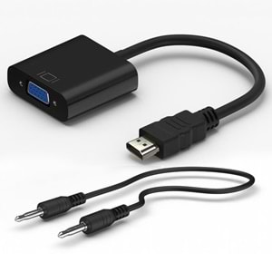 OKUR HDMI To VGA + Aux Kablo Çevirici