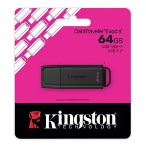Kingston 64GB Exodia USB 3.2 Flash Bellek - DTXG2/64GB