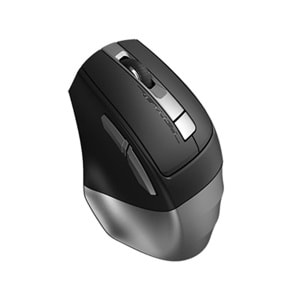 A4 Tech FB35C Kablosuz Mouse, Gri, Şarjlı, Bluetooth+2.4G Nano, 2400Dpi