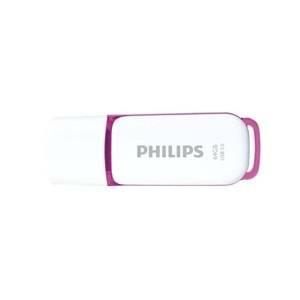 PHILIPS 64GB USB Bellek, 3.0 Snow Mor/Beyaz - FM64FD75B/00