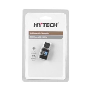 Hytech HY-300N USB Kablosuz Wifi Alıcı 2.4GHz 300Mbps