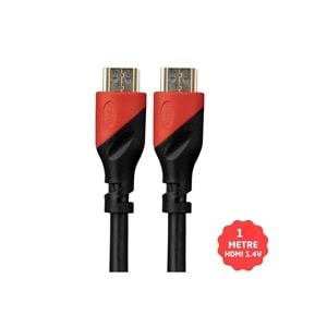 Hytech HDMI Kablo 1.4V 3D Altın Uçlu 1.5 Metre - HY-HDM1
