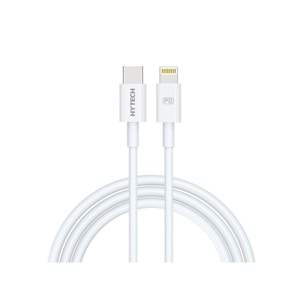 Hytech HY-XPD20 Type-C to Lightning iphone Data+Şarj Kablosu 1 Metre 3A