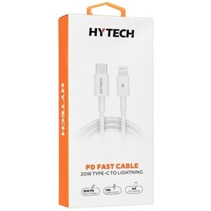 Hytech HY-XPD20 Type-C to Lightning iphone Data+Şarj Kablosu 1 Metre 3A