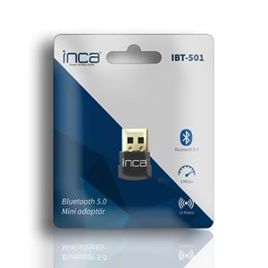Inca Bluetooth Mini Adaptör 5.0 (10mt)