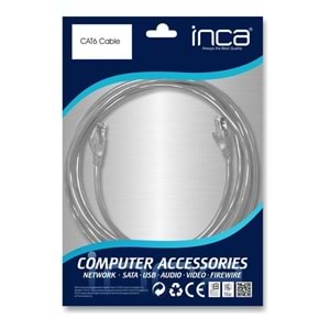 Inca Cat6 Patch Kablo 2 Metre Gri