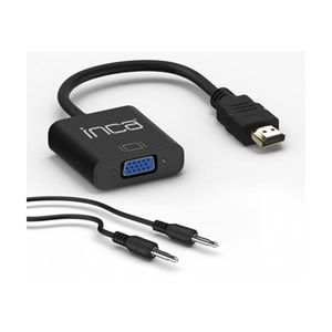 Inca IHTV-7TS HDMI To VGA + Aux Çevirici