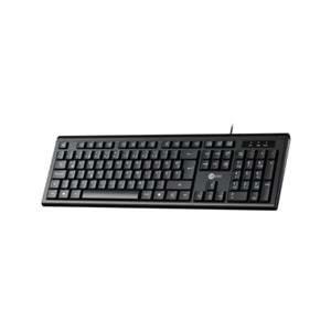 Lenovo Lecoo KB101 USB Kablolu Klavye F Siyah